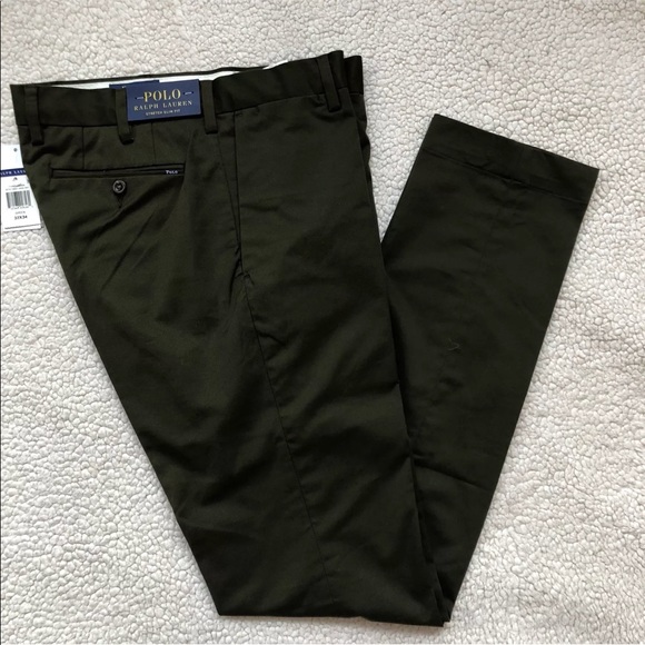 stretch slim fit cotton chino ralph lauren